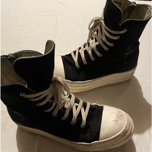 Rick Owens Drkshdw ramones platform bumper